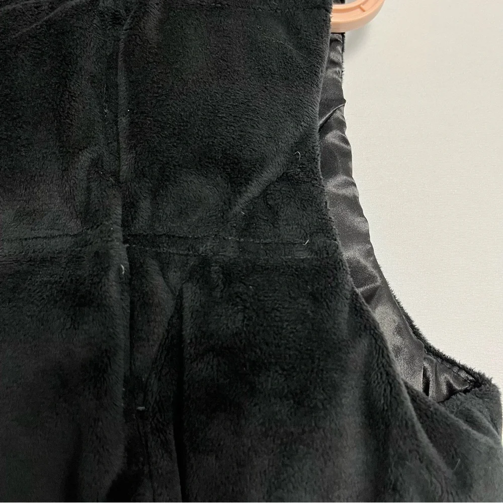 Eddie Bauer Vest Women Sz M Black Velvet Premium Goose Down Outdoor Hiking Y2K - Picture 5 of 10